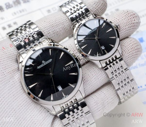 replica Low Price Copy Jaeger LeCoultre Master QUARTZ es SS Blue Dial WATCHES 5