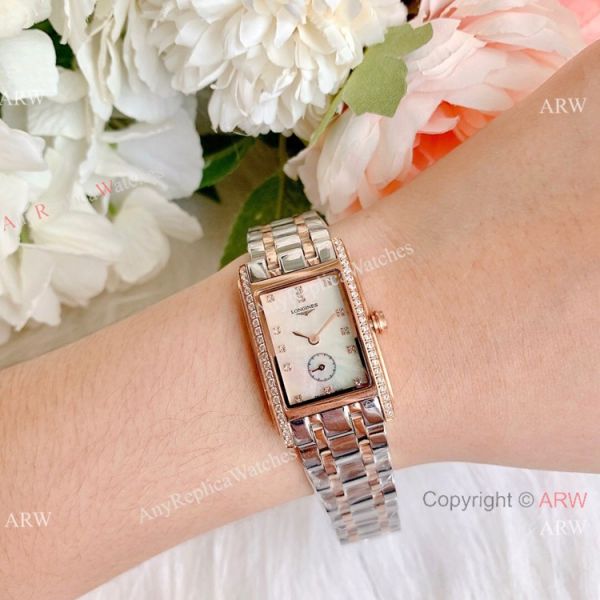 replica Longines Dolce Vita Two Tone Rose Gold es 23mm Lady WATCHES 5