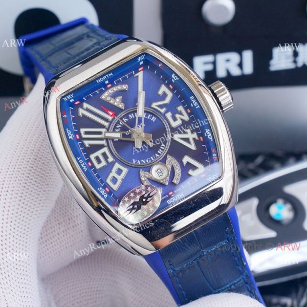 replica Best Franck Muller Vanguard Yachting v45 es Rose Gold Dial WATCHES 5