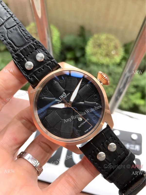 replica New Copy IWC Pilot Top Gun Concept Edition es Rose Gold WATCHES 5