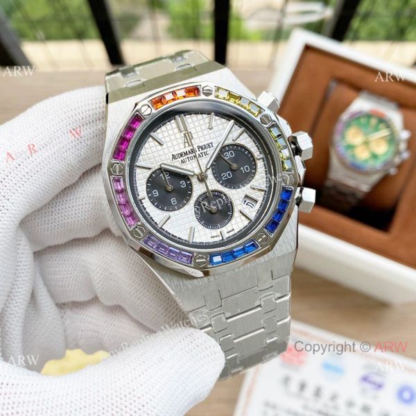 replica Fashion Style Audemars Piguet Royal Oak Rainbow Copy es WATCHES 5