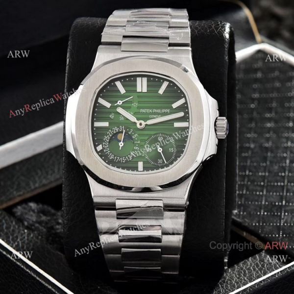 replica Patek Philippe Nautilus Power Reserve es Red Dial Stainless Steel WATCHES 5