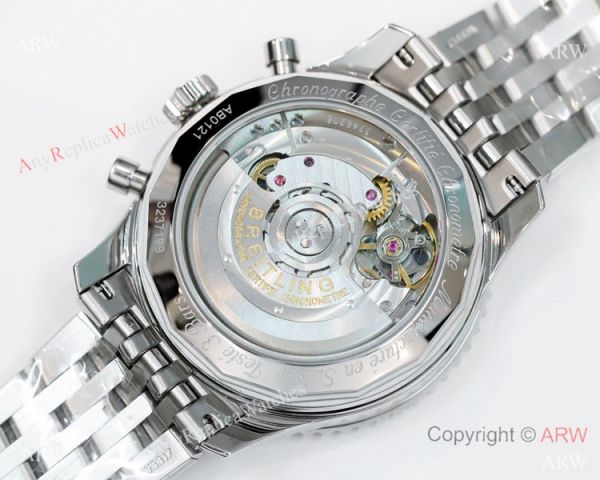 replica GF V2 Breitling Navitimer B01 Chronograph Panda Dial Best 1:1 es WATCHES 5