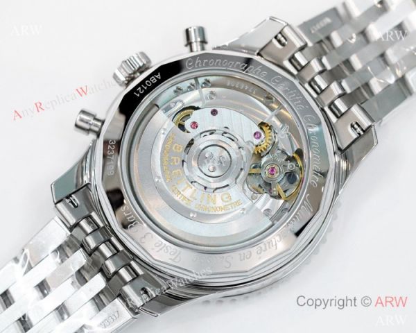 replica GF V2 Swiss Breitling Navitimer B01 Chronograph es Black Dial New Style Band WATCHES 5