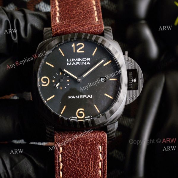 replica Panerai Luminor GMT All Black 44mm WATCHES 5