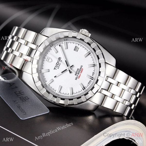 replica Copy TUDOR Glamour Two Tone Black es Automatic WATCHES 5