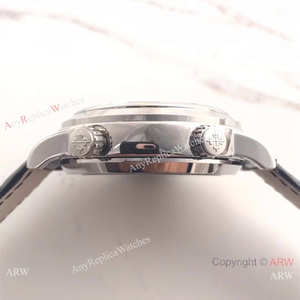 replica Swiss Patek Philippe 6102P Sky Moon Celestial Stainless Steel WATCHES 5