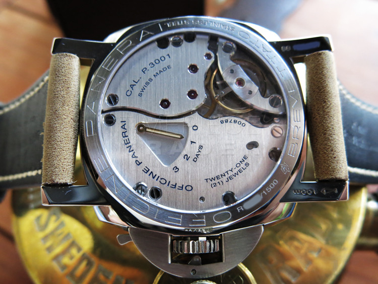 replica Panerai Luminor 1950 3 Days PAM422 18k White Gold Manual Hand Wind WATCHES 6
