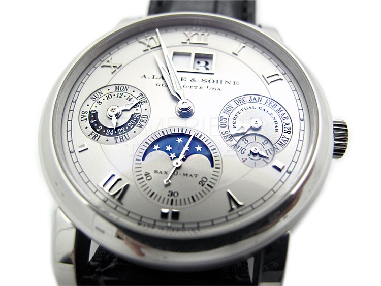 replica A. Lange & Sohne Langematik Perpetual Calendar 310.025E Platinum Automatic Self-Winding WATCHES 6