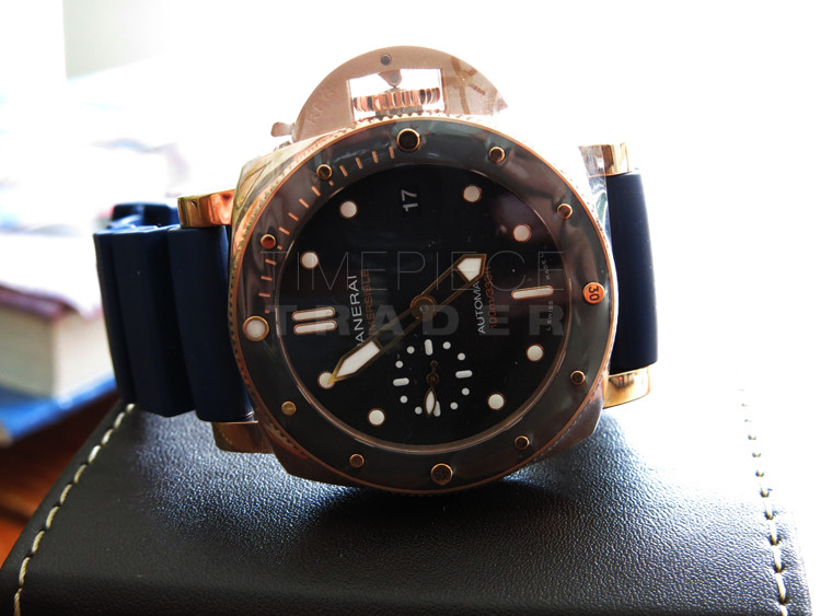 replica Panerai Submersible PAM974 18k Rose Gold Self-winding Auto WATCHES 6