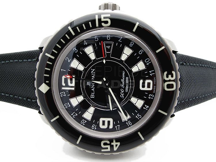 replica Blancpain 50 Fathoms 50021-12B30-52B Titanium Automatic WATCHES 6