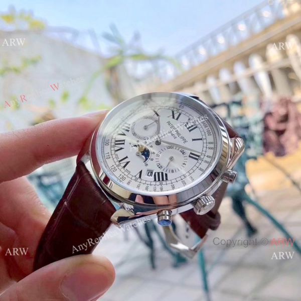 replica New Patek Philippe Grand Complication Chrono 2 Tone Rose Gold WATCHES 6