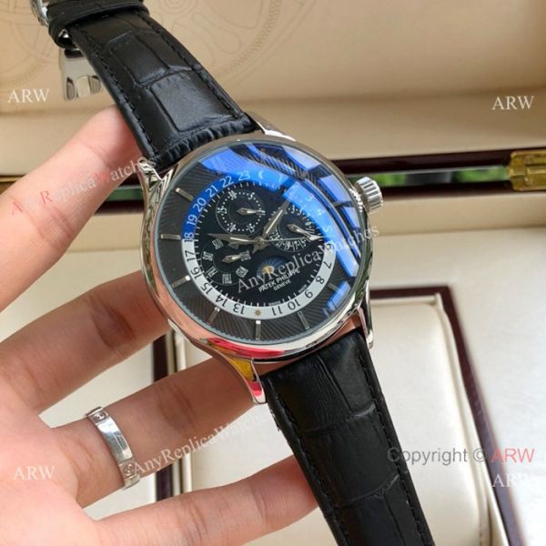 replica Copy Patek Philippe Grand Complications Stainless Steel Moonphase WATCHES 6