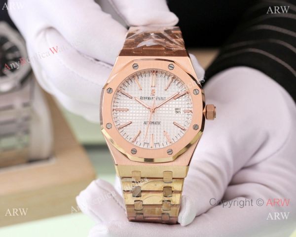 replica Solid Black Audemars Piguet Royal Oak 46mm WATCHES 6