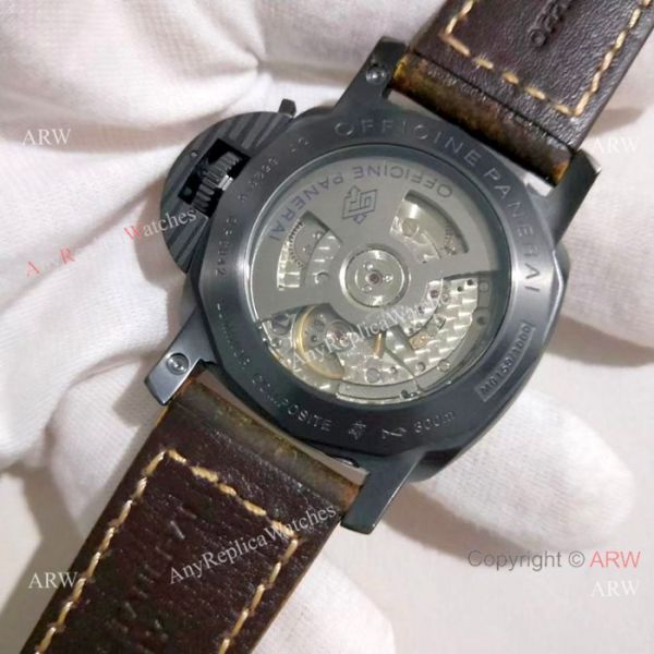 replica New Copy Panerai Luminor Marina 44mm es Carbon Case PAM661 WATCHES 6