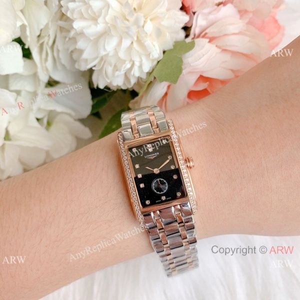 replica Longines Dolce Vita Two Tone Rose Gold es 23mm Lady WATCHES 6