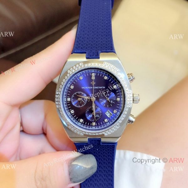 replica Vacheron Constantin Overseas Rose Gold Chrono Women Vacheron Constantin Copy WATCHES 6