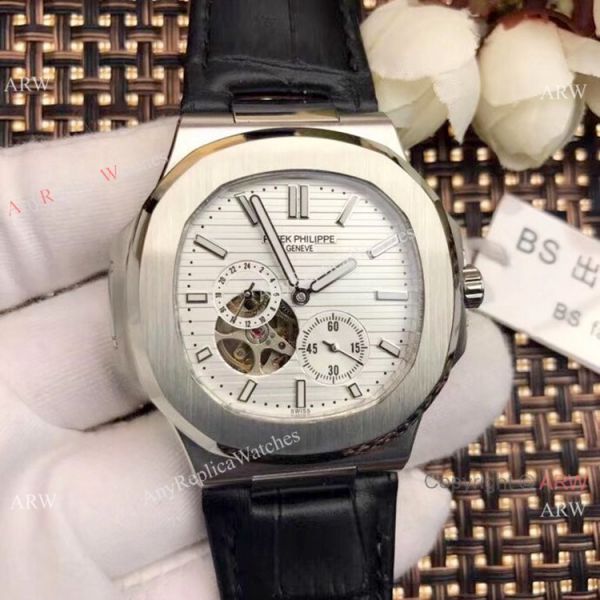 replica Patek Philippe Tourbillon Nautilus Stainless Steel es 42mm WATCHES 6
