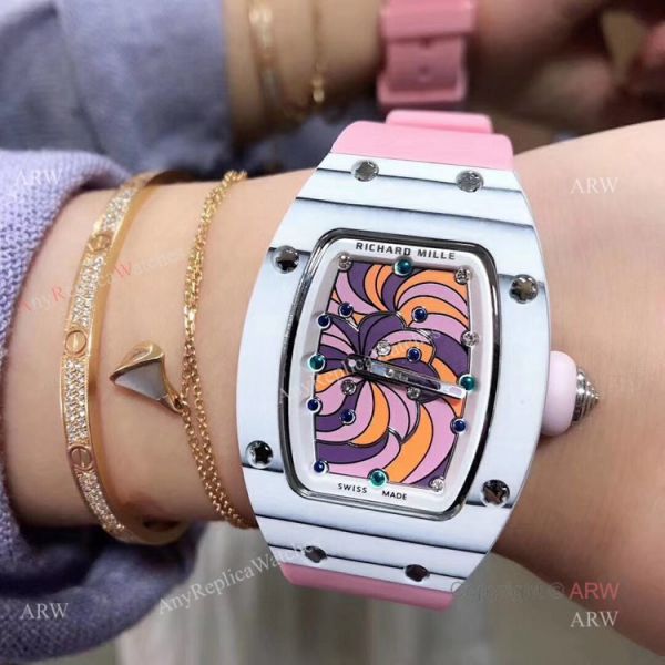 replica Hot Sale Richard Mille Bonbon RM 07-03 Cupcake Ladies es WATCHES 6