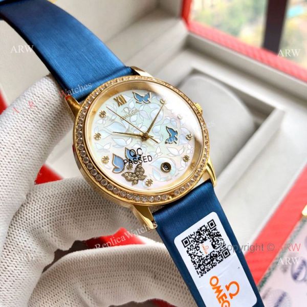 replica Omega De Ville Special Edition Lady es Rose Gold WATCHES 6