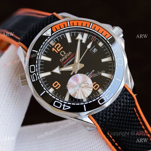 replica Best Quality Omega Seamaster Planet Ocean Automatic es Gray Face WATCHES 6
