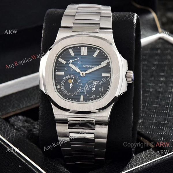 replica Patek Philippe Nautilus Power Reserve es Red Dial Stainless Steel WATCHES 6