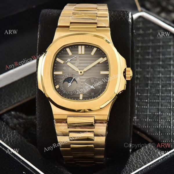 replica Patek Philippe Power Reserve Moonphase Copy es All Gold 40mm WATCHES 6