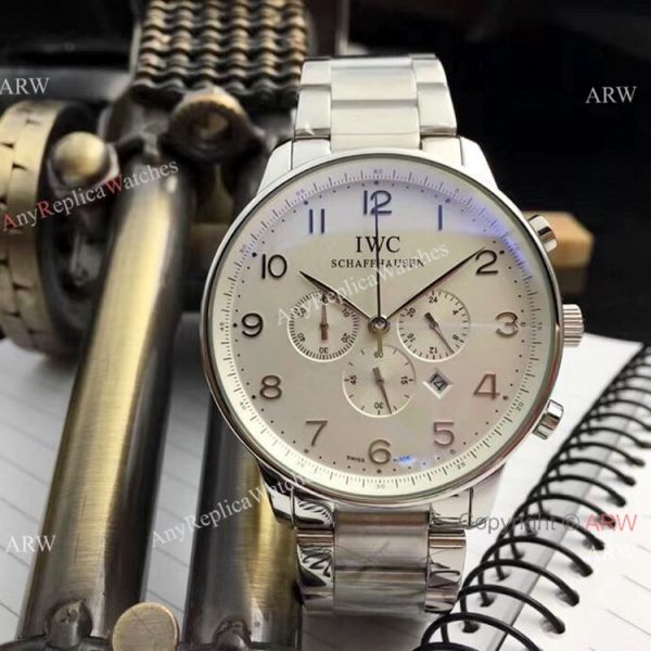 replica Faux IWC Portugieser Chronograph es Tone Tone Rose Gold WATCHES 6