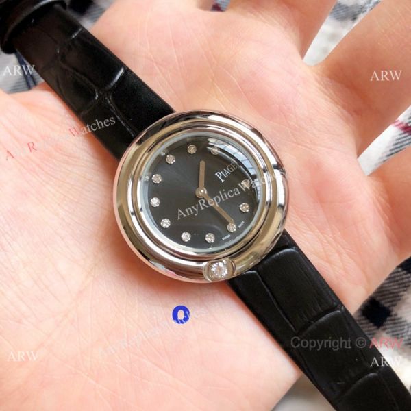 replica Copy Piaget Ladies es Silver Diamond Case Silver Face WATCHES 6