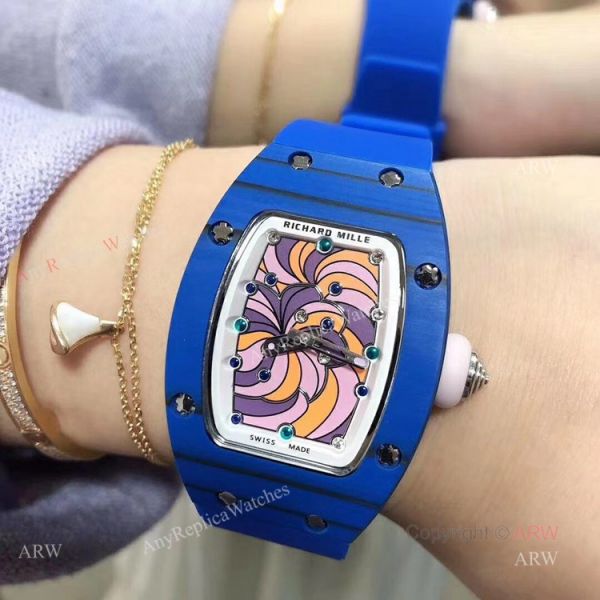 replica New Copy Richard Mille RM 07-03 Automatic Cupcake BonBon Collection Women WATCHES 6