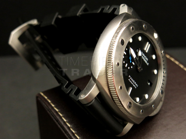replica Panerai Luminor Submersible PAM1305 Titanium Automatic WATCHES 7
