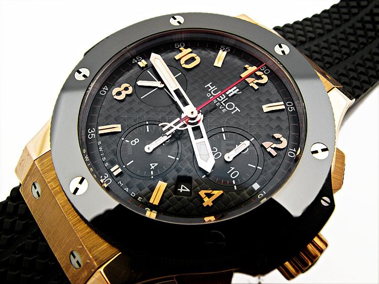 replica Hublot Big Bang 44mm 301.PB.131.RX 18K Rose Gold Automatic Self Winding WATCHES 7