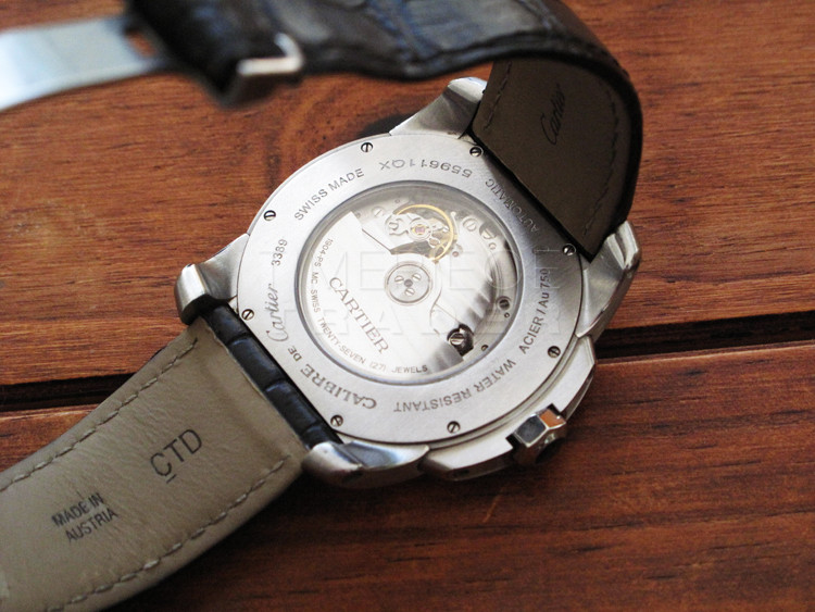 replica Cartier Calibre W7100039 Steel and 18k Rose Gold Automatic Self-Winding WATCHES 7
