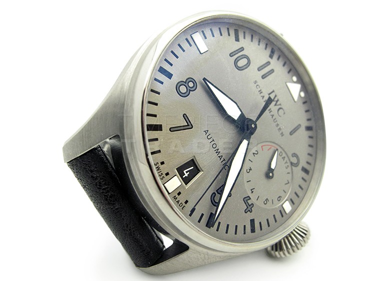 replica IWC Big Pilot IW5004-30 18k White Gold Automatic WATCHES 7