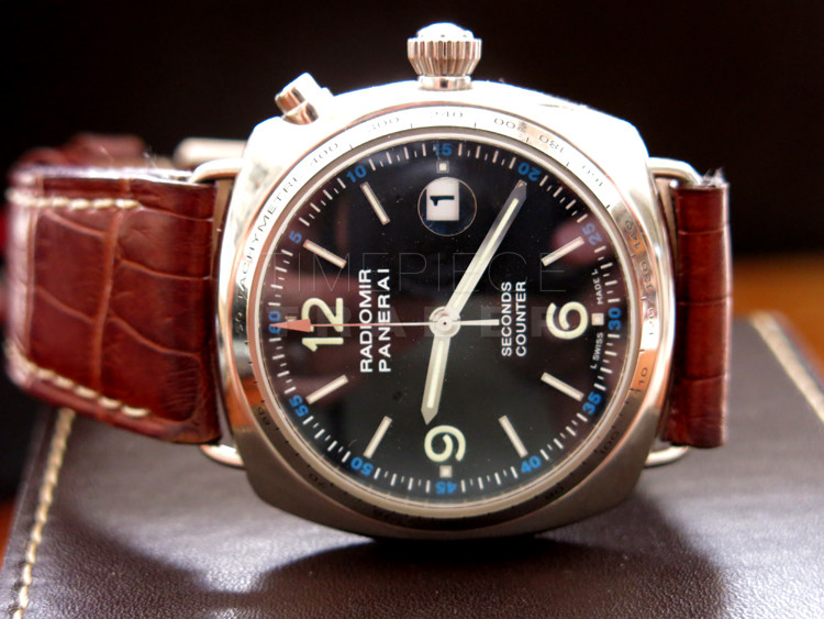 replica Panerai Radiomir PAM78 18m White Gold Omega Cal 920 Manual WATCHES 7