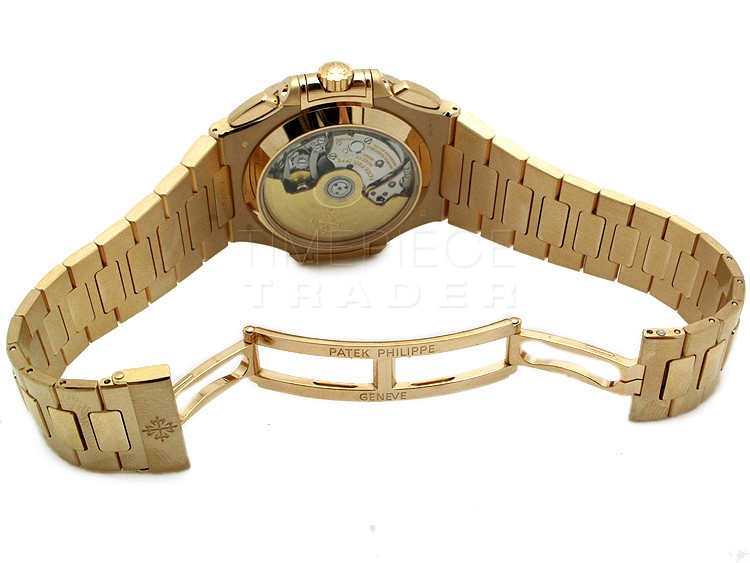 replica Patek Philippe Nautilus 5980-1R-001 18k Rose Gold Automatic Self-Winding WATCHES 7