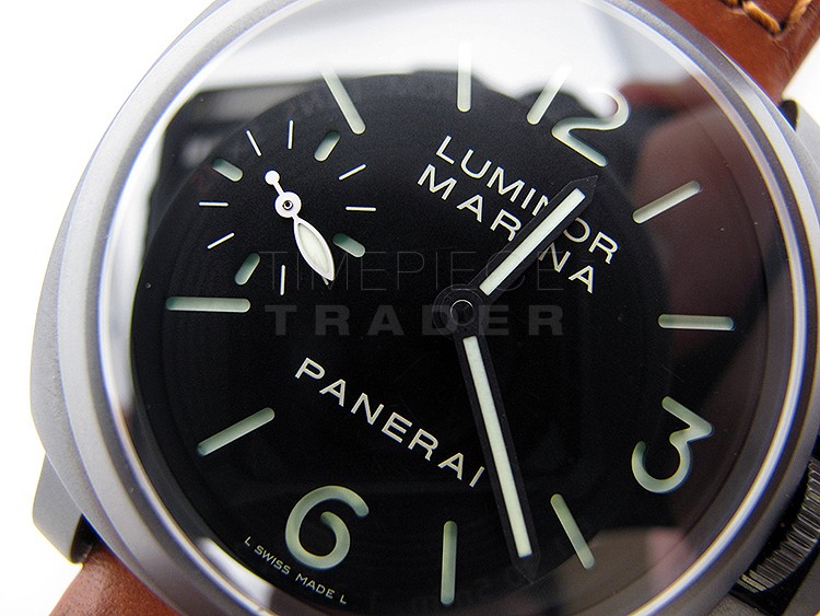 replica Panerai Luminor Marina Historic PAM111 PVD Stainless Steel Manual hand-wind WATCHES 7