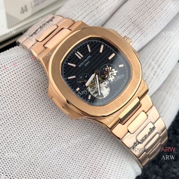 replica High End Patek Philippe Nautilus White Face Tourbillon Copy For Men WATCHES 7
