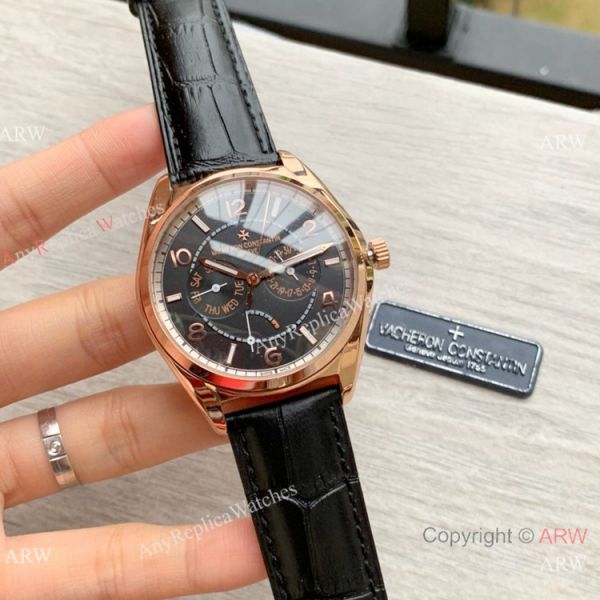 replica New Copy Vacheron Constantin Grand Complications Yellow Gold Silver Dial WATCHES 7