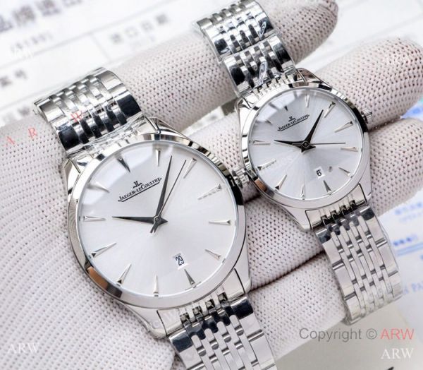 replica Low Price Copy Jaeger LeCoultre Master QUARTZ es SS Blue Dial WATCHES 7