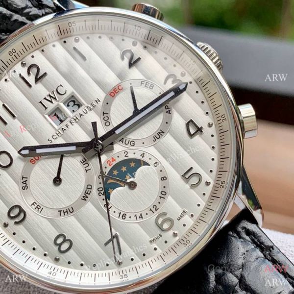 replica Copy IWC Portofino Grand Complication SS White Dial Best Quality WATCHES 7