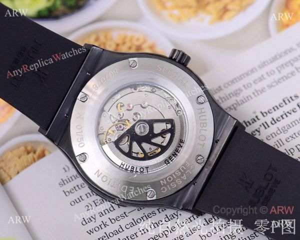 replica Copy Hublot Classic Fusion 42mm SS Black Bezel WATCHES 7