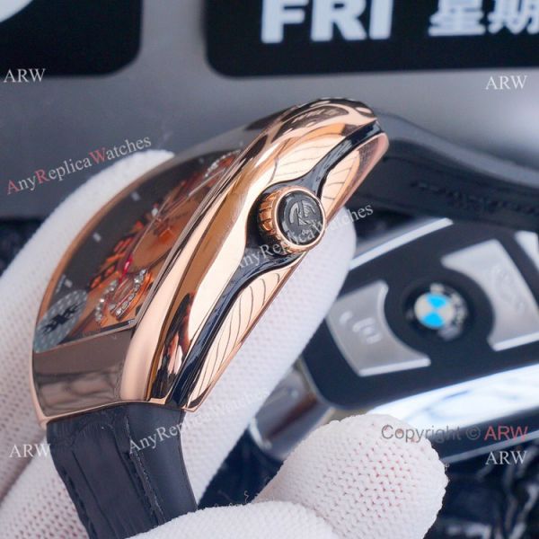 replica Best Franck Muller Vanguard Yachting v45 es Rose Gold Dial WATCHES 7