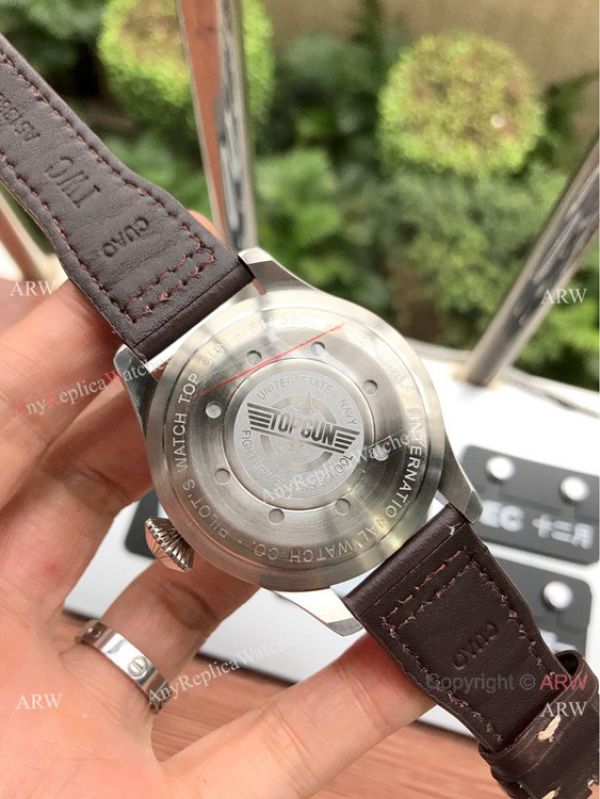 replica New Copy IWC Pilot Top Gun Concept Edition es Rose Gold WATCHES 7