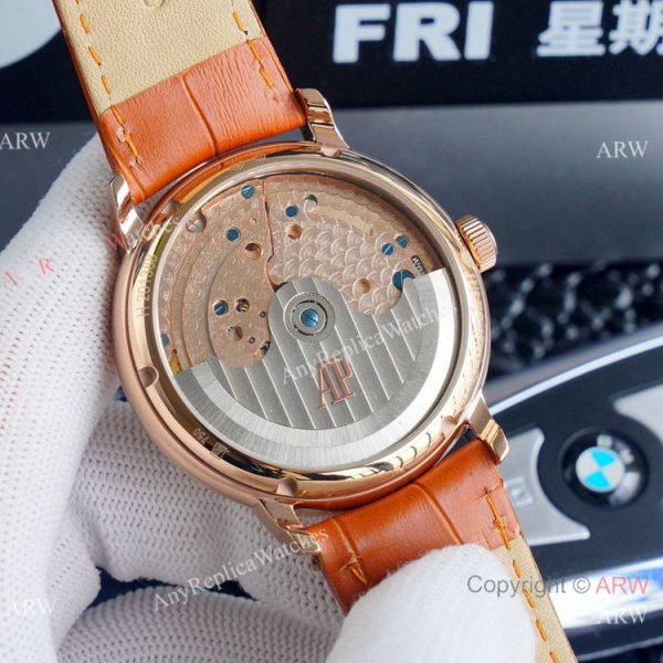 replica Audemars Piguet Royal Millenary Rose Gold Skeleton es WATCHES 7