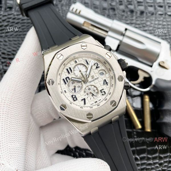 replica Audemars Piguet Royal Oak Offshore 26470 White Dial Best WATCHES 7