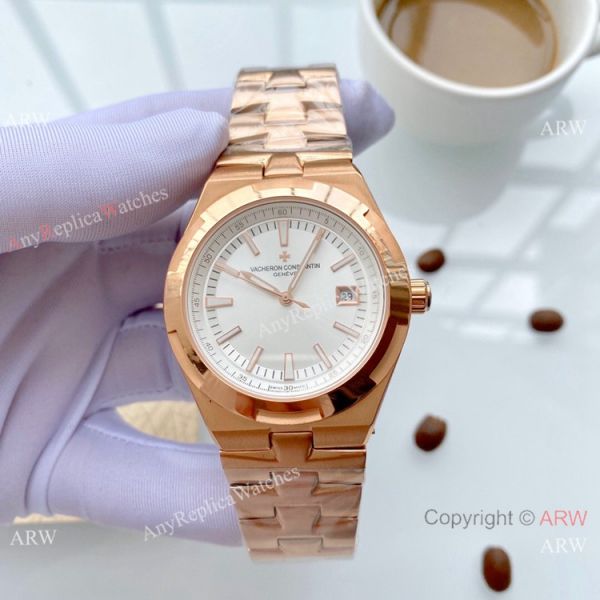 replica Copy Vacheron Constantin Geneve Overseas 42mm es Rose Gold WATCHES 7