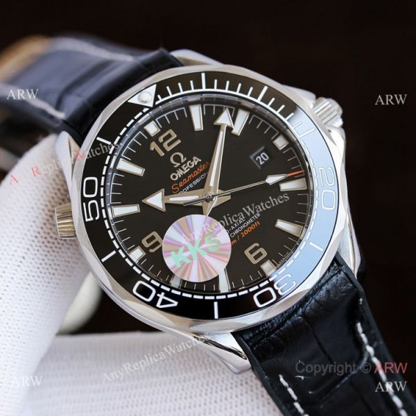 replica Best Quality Omega Seamaster Planet Ocean Automatic es Gray Face WATCHES 7