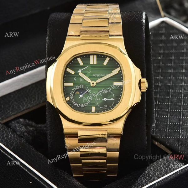 replica Patek Philippe Power Reserve Moonphase Copy es All Gold 40mm WATCHES 7