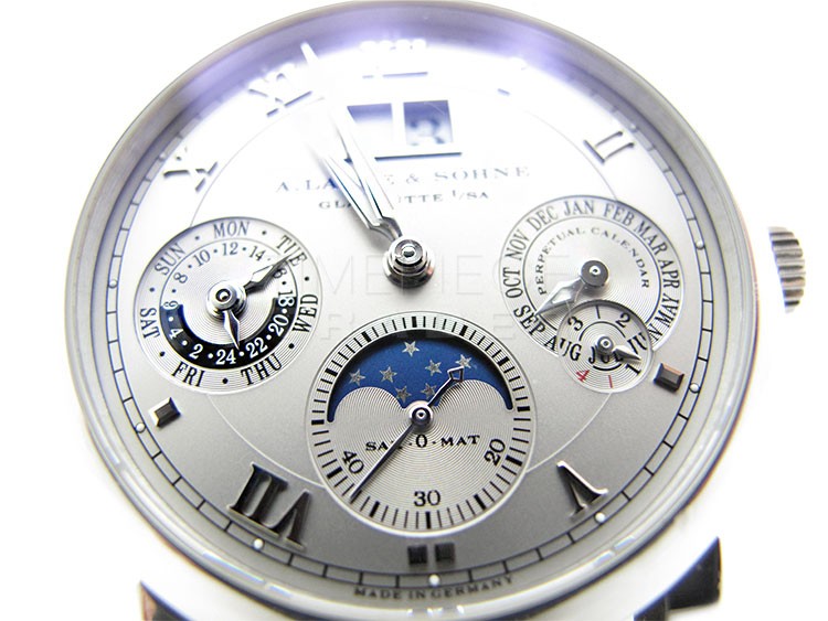 replica A. Lange & Sohne Langematik Perpetual Calendar 310.025E Platinum Automatic Self-Winding WATCHES 8